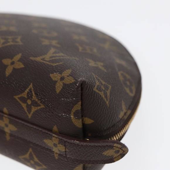 LOUIS VUITTON Monogram Trousse Demi Ronde Cosmetic Pouch M47520 LV Auth 89289 - Picture 7 of 16